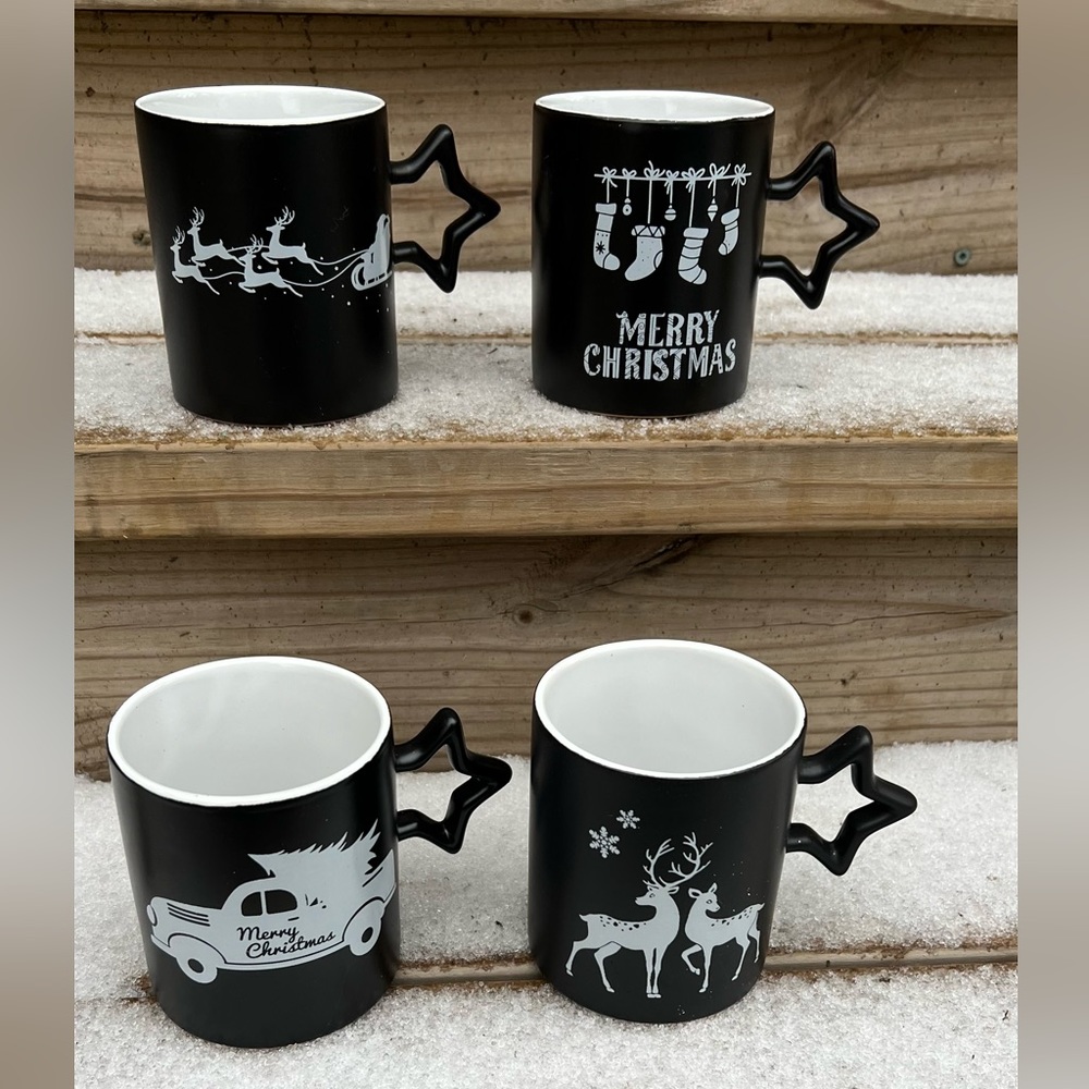 Bruntmor Christmas Mugs—-Set of 5